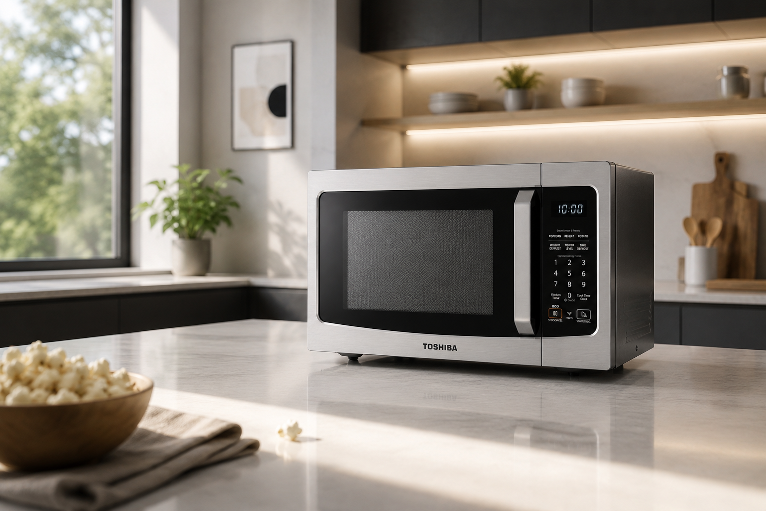 Smart Microwave Oven with Alexa, Sensor Cooking & App Control
