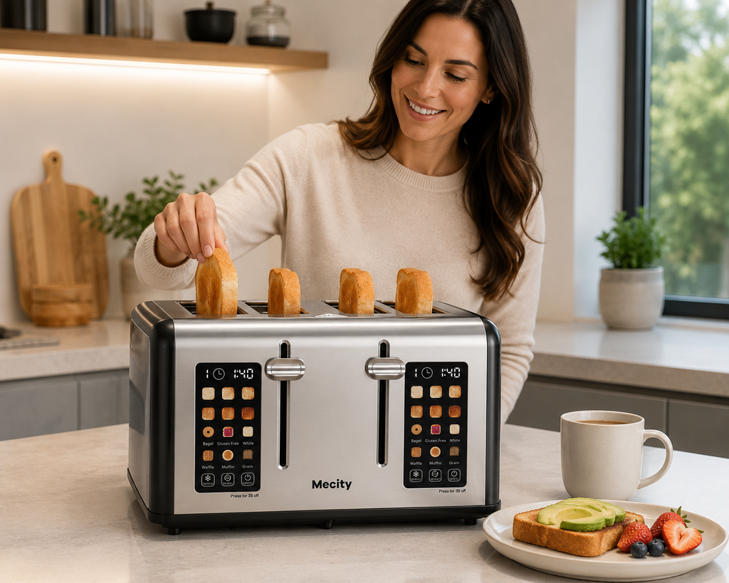 Smart Touchscreen Toaster Digital Breakfast Companion
