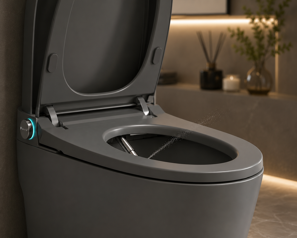 Smart Bidet Toilet with Heated Seat and Automatic Comfort Features