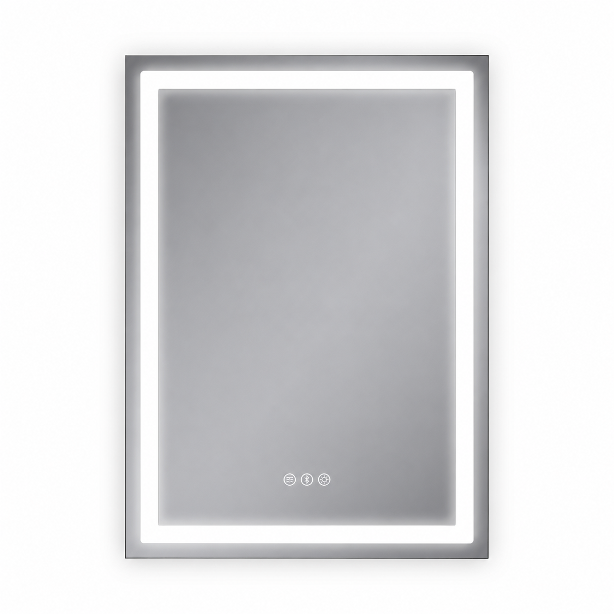 Smart LED Bathroom Mirror with Bluetooth Audio | 24x32