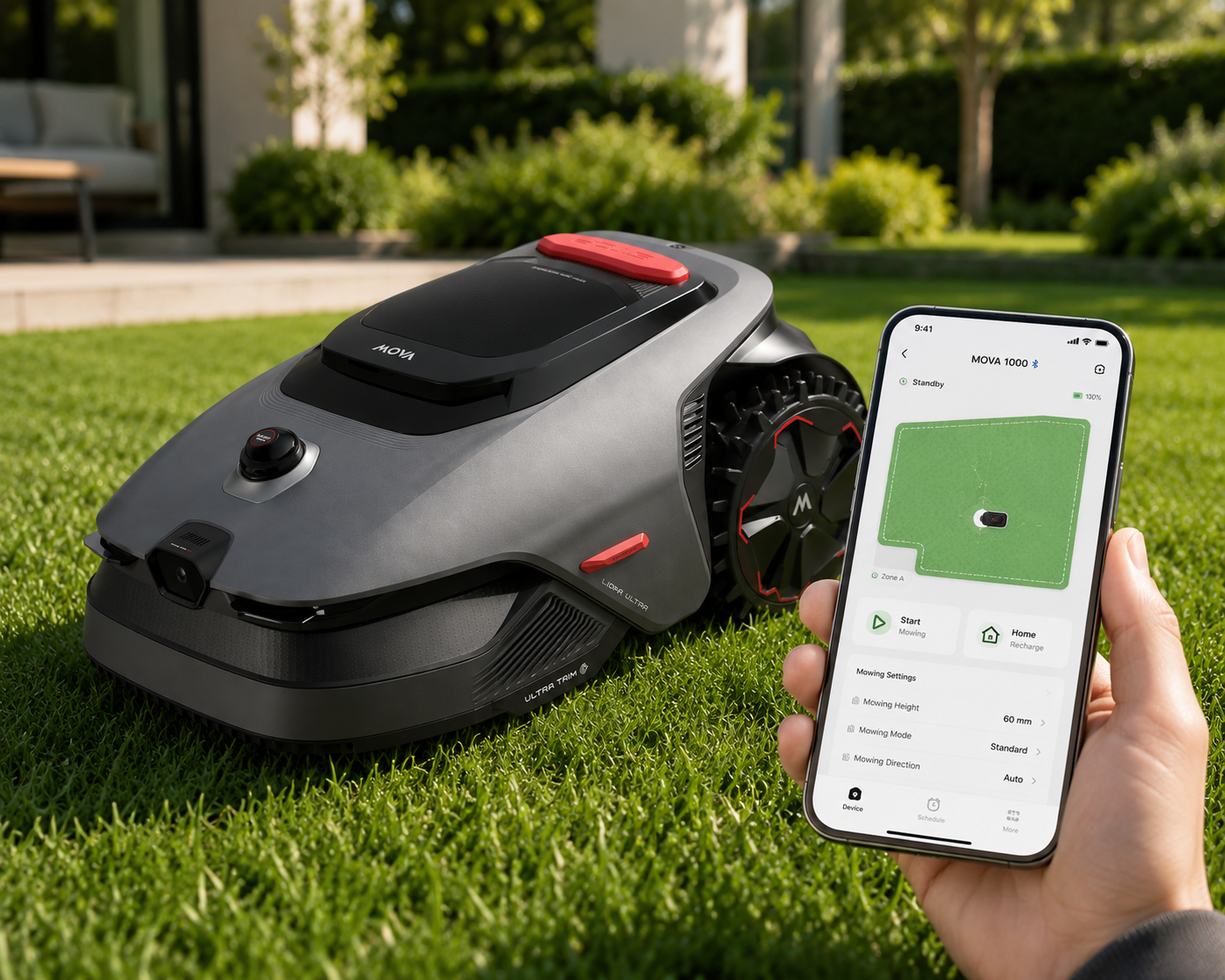 AI Robot Lawn Mower with 3D Mapping