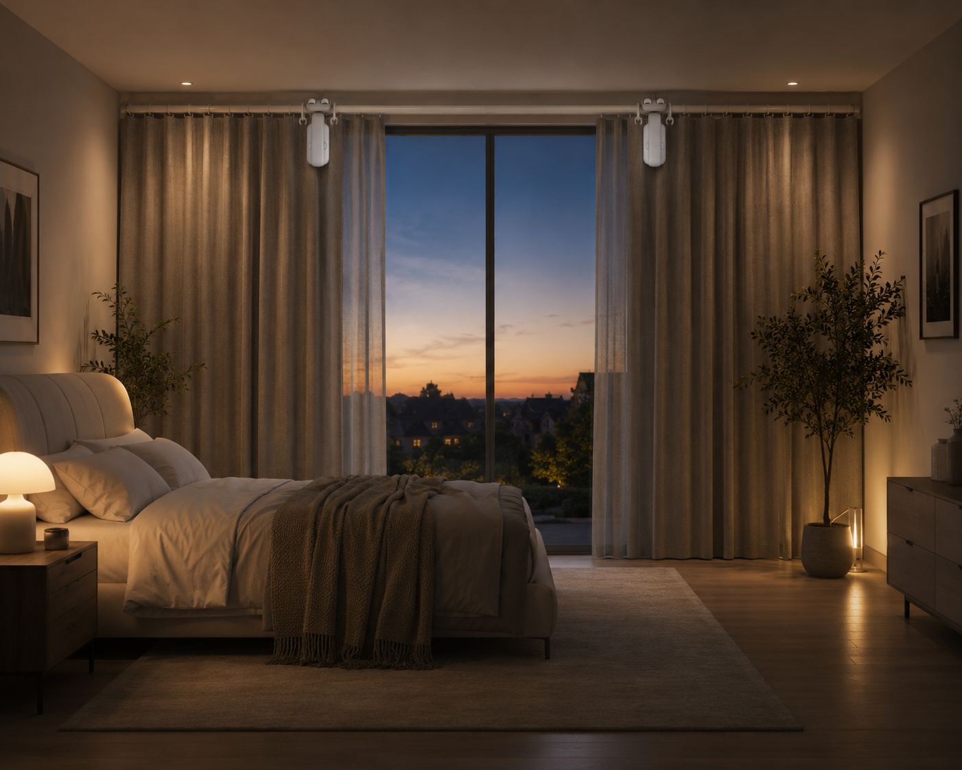 Smart Automatic Curtain Opener | App & Voice Control System