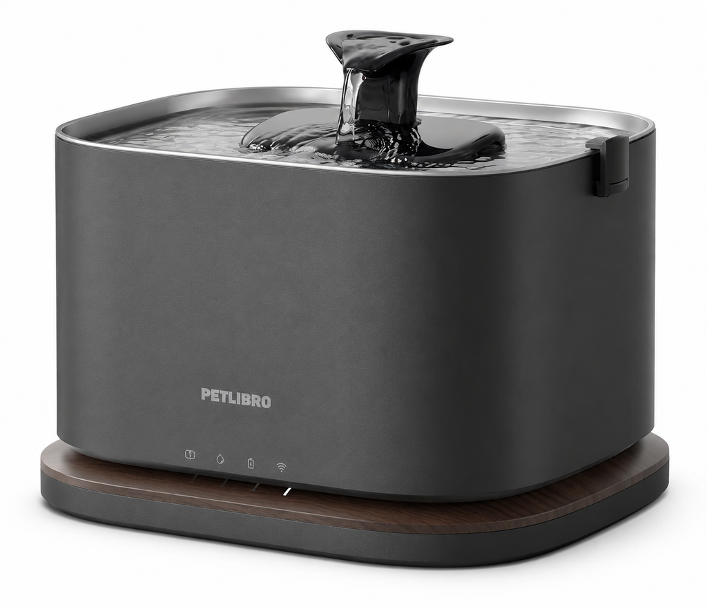 Smart Cordless Cat Water Fountain with App