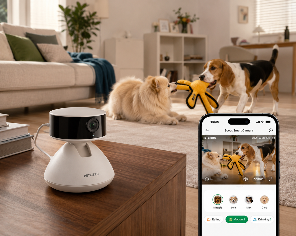 Petlibro AI Pet Camera with 360° View and Smart Monitoring
