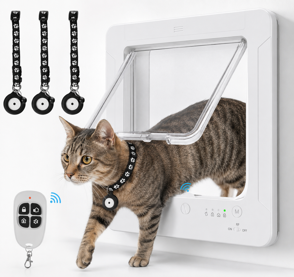 Smart Automatic Cat Door with RFID Collar Detection