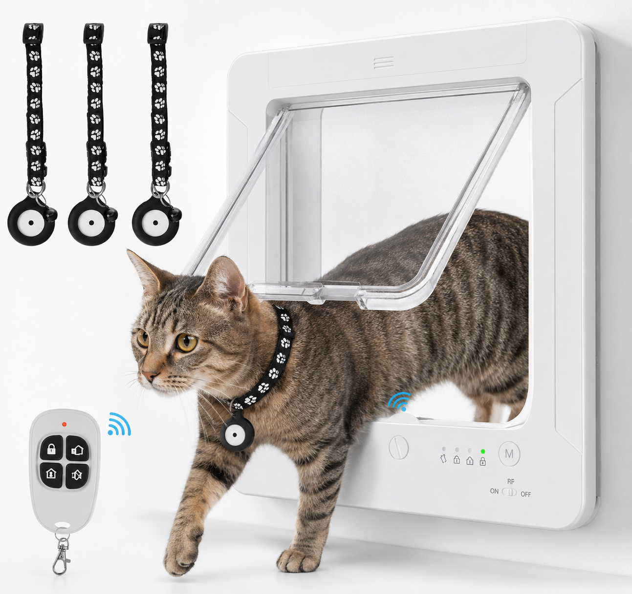 Smart Automatic Cat Door with RFID Collar Detection