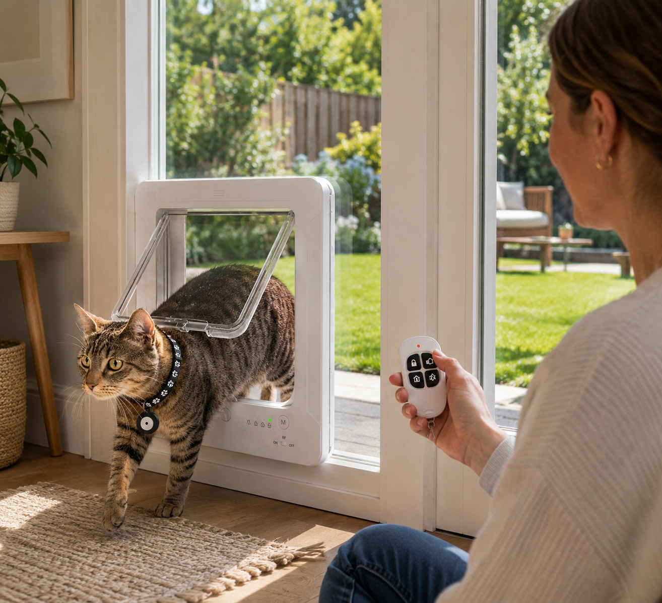 Smart Automatic Cat Door with RFID Collar Detection