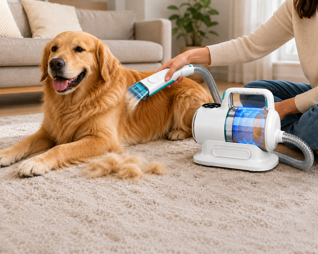Smart 6-in-1 Dog Grooming Vacuum Kit