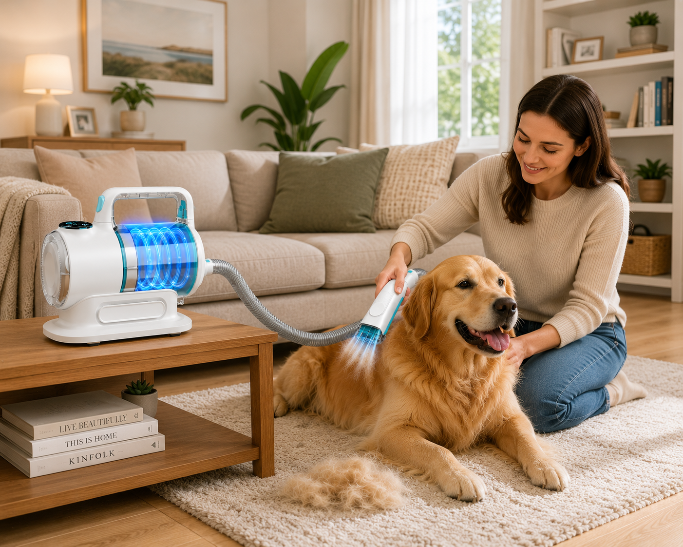 Smart 6-in-1 Dog Grooming Vacuum Kit