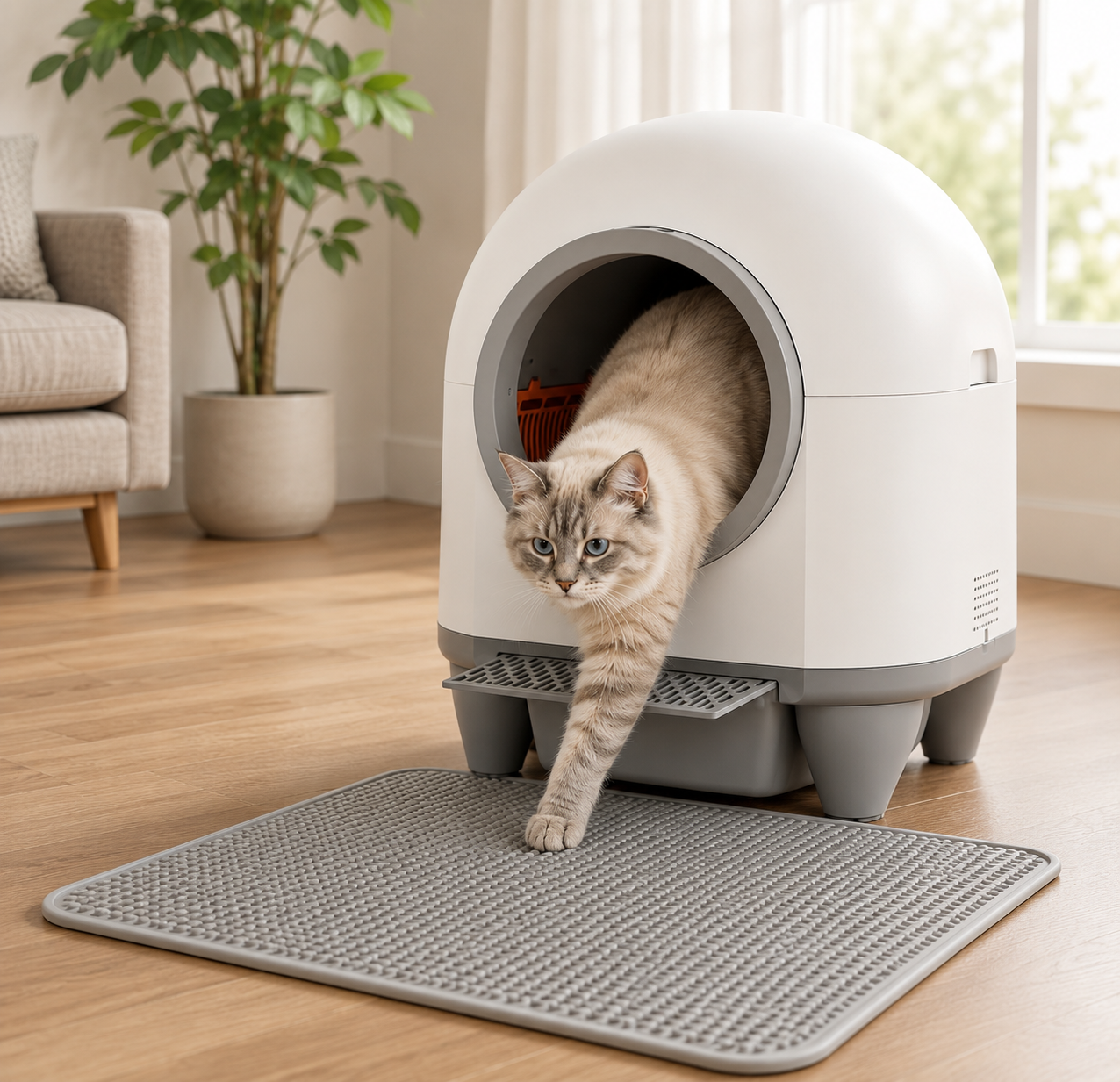 Smart Self-Cleaning Cat Litter Box