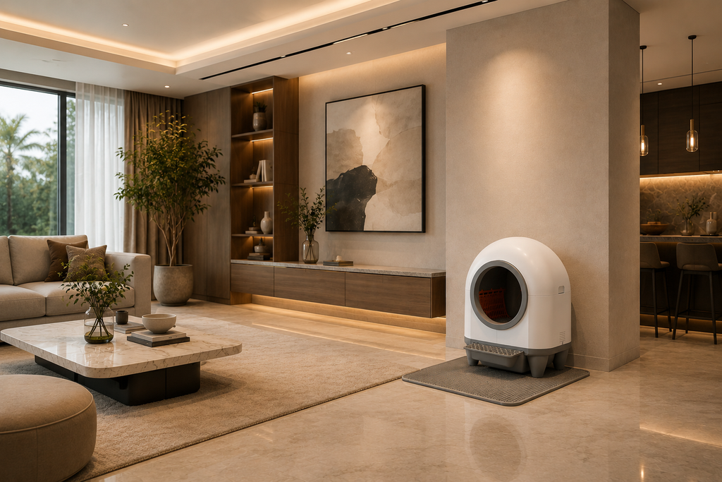 Smart Self-Cleaning Cat Litter Box
