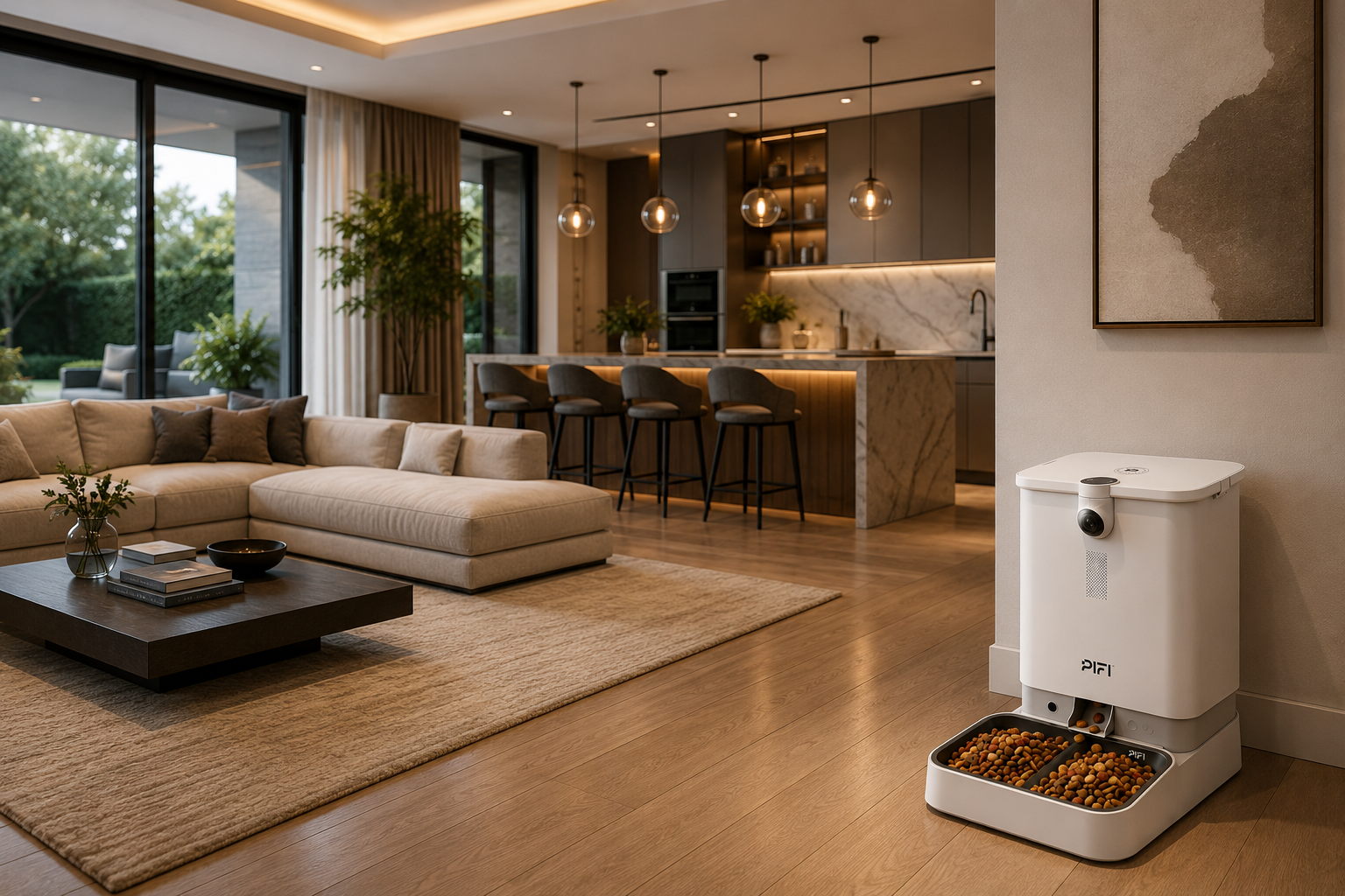 Smart Automatic Pet Feeder with Camera