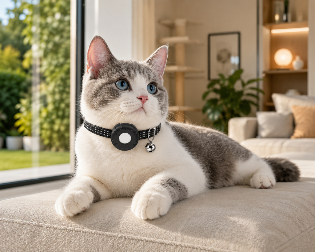Smart Cat Tracker with Apple Find My Compatibility