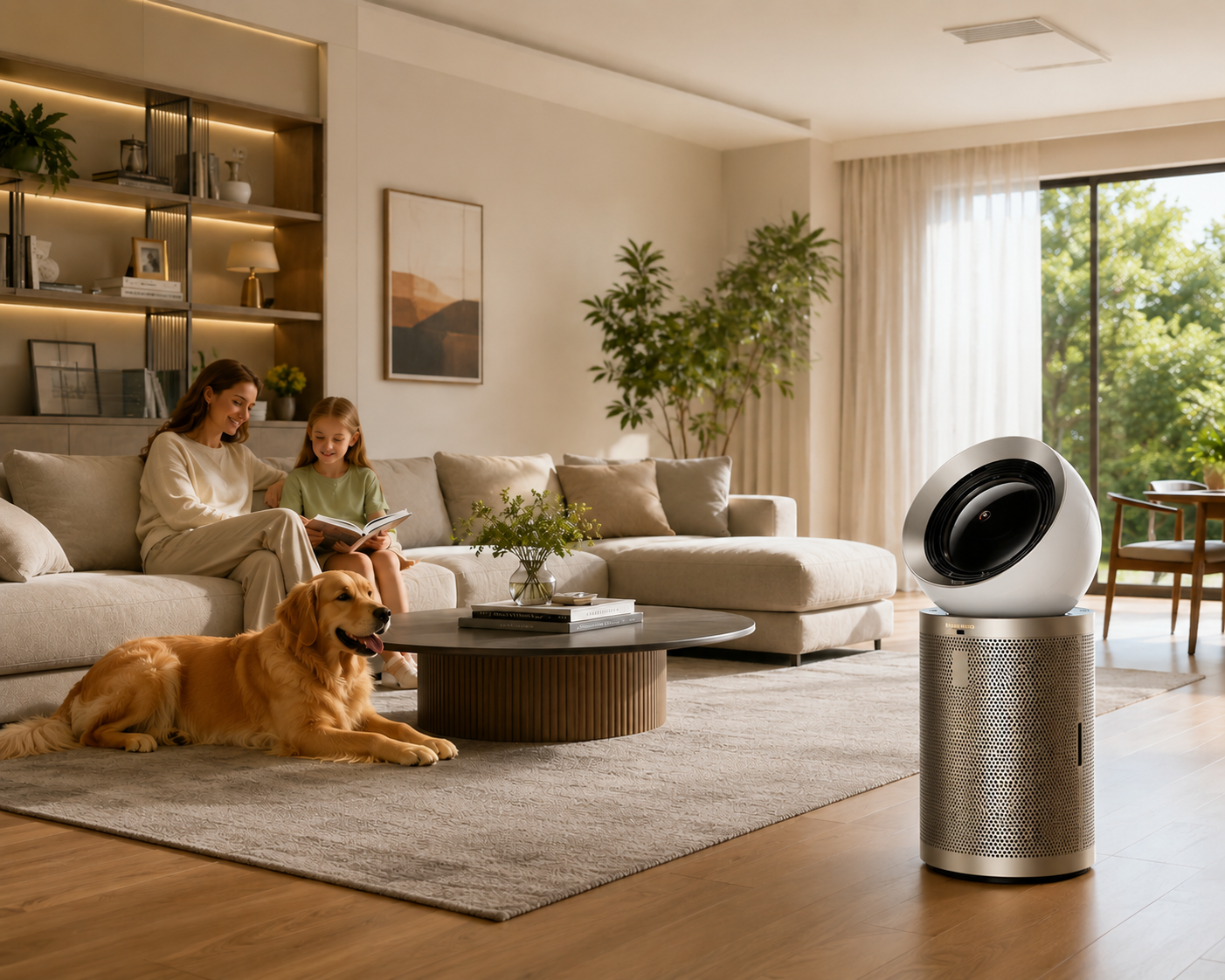 Smart Air Purifier with Advanced Air Quality Monitoring