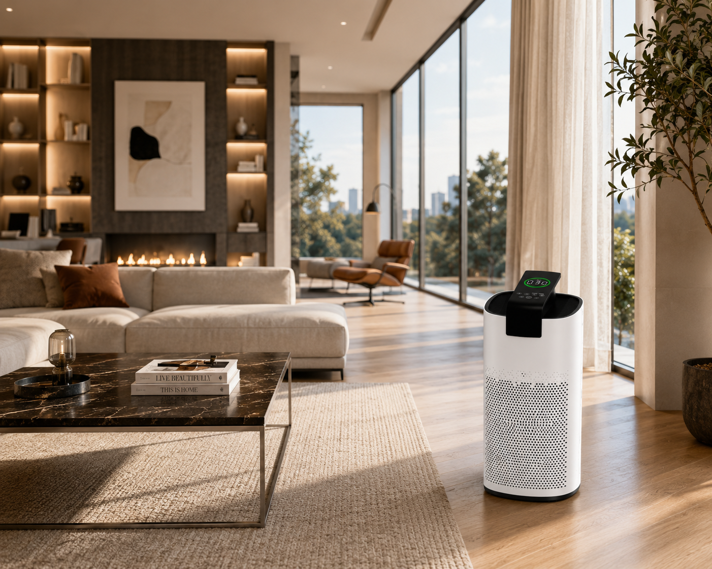 HEPA Smart Air Purifier for Large Rooms