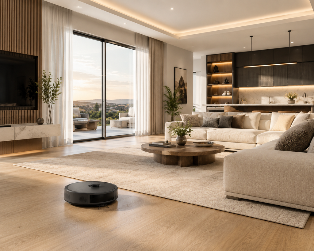 Smart Robot Vacuum and Mop with Advanced Home Navigation