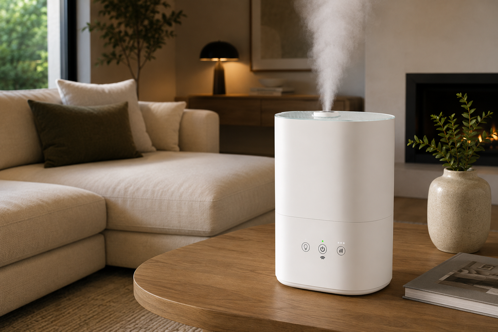 Smart Ultrasonic Humidifier with App Control for Large Rooms