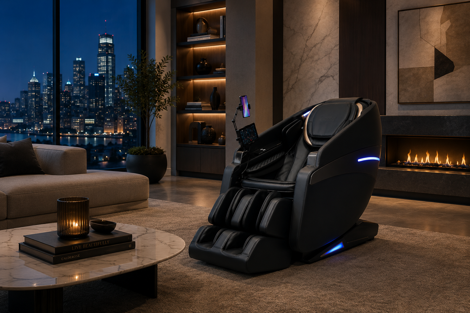4D Smart Massage Chair with Zero Gravity Comfort