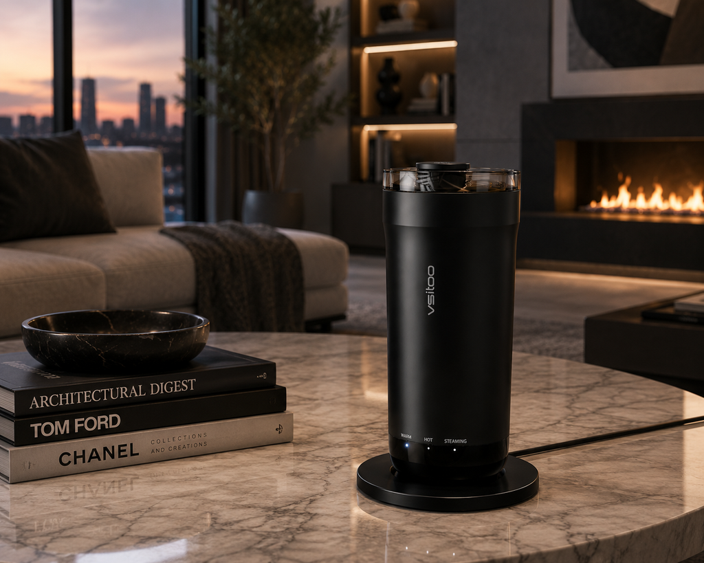 Smart Self-Heating Travel Mug with App Temperature Control