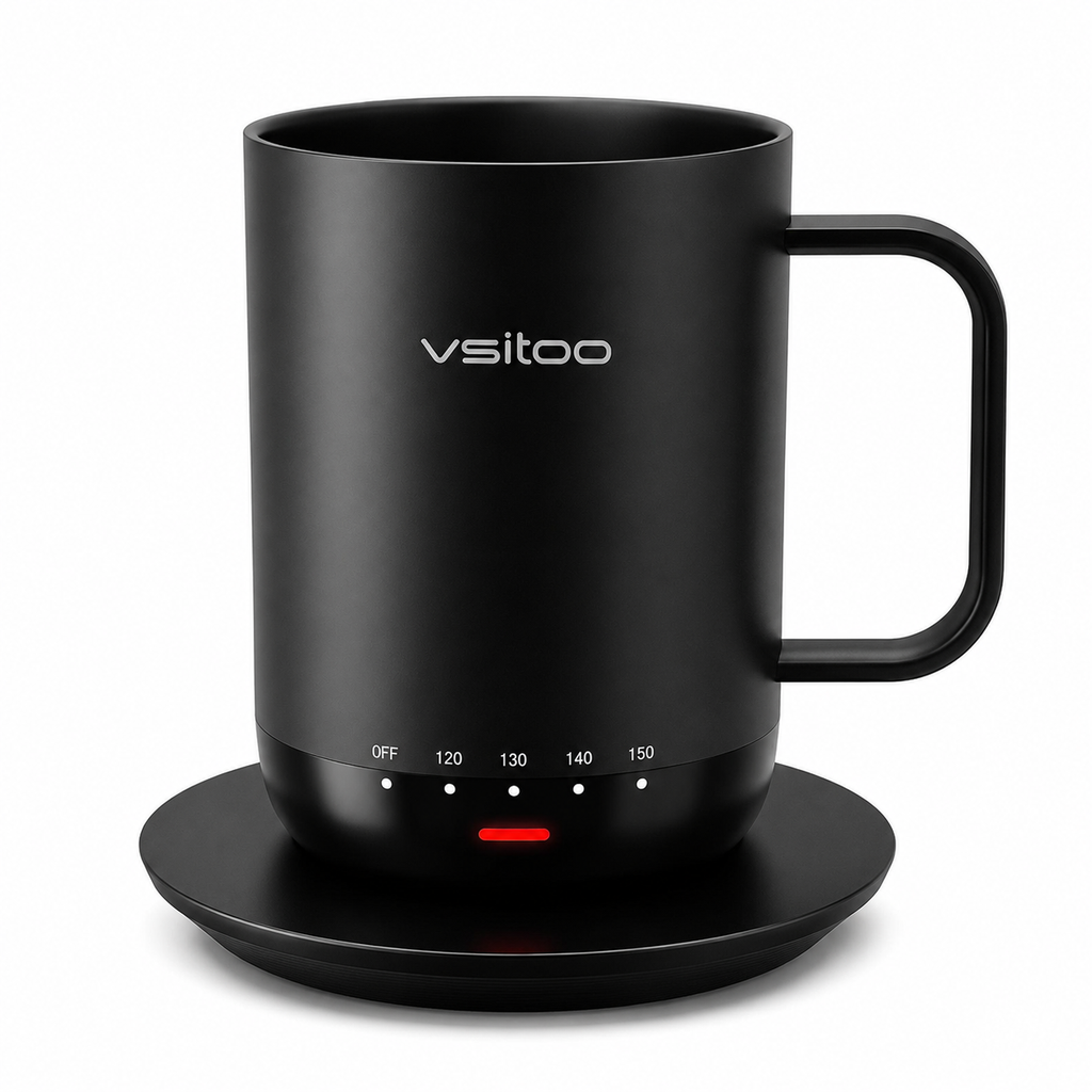 Smart Self-Heating Coffee Mug with Temperature Control